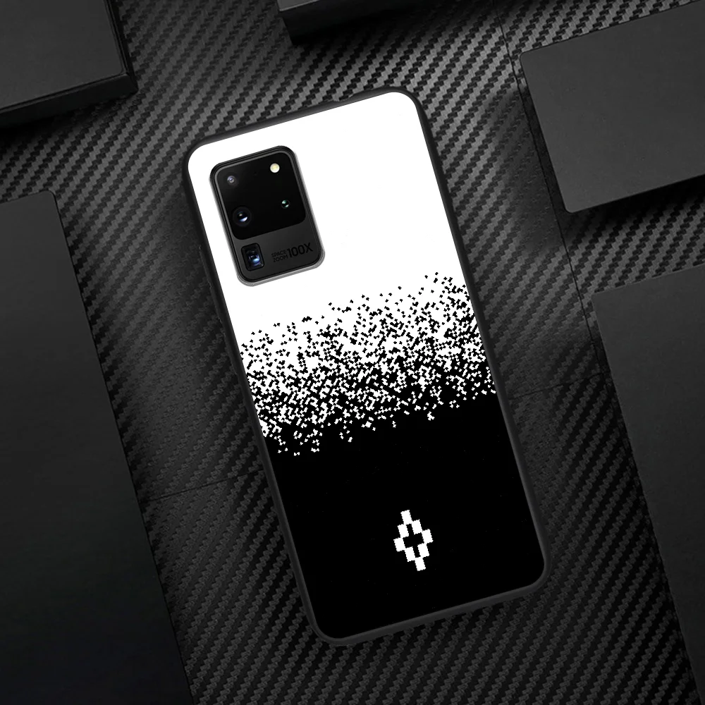 

Fashion Brand Marcolo Burlones Phone Case Cover Hull For Samsung Galaxy S 6 7 8 9 10 e 20 Edge Note 8 9 10 Plus black Coque Tpu