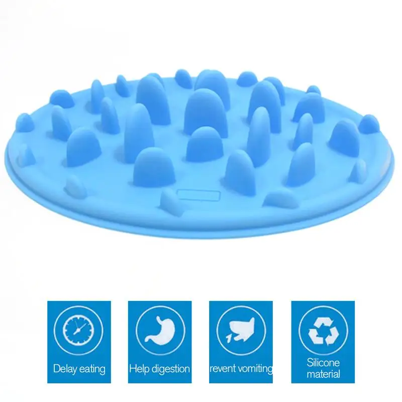 Миска для домашних животных мягкая резиновая кормушка собак и кошек защита от