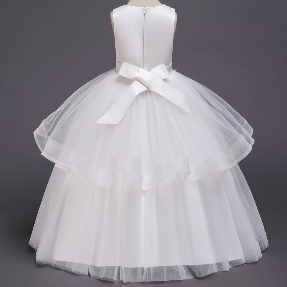 Butterfly Princess Dress Flower Girls Wedding Bridesmaid Dresses for Kids Tulle Long Elegant Ball Gown Party |