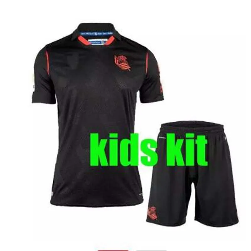 

20 21 for Real Sociedad kids kits shirt X.PRIETO JUANMI AGIRRETXE CARLOS MOYA ARITZ Custom Home 2020 boys Royal Society Shirts