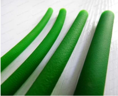 Один метр диаметром 8 мм зеленая красная круглая лента из ПУ синхронная