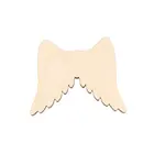 Форма крыла ангела, дерево лазерной резки, украшения, деревянный контур, силуэт, без рисунка, 25 штук, деревянная форма (0078)