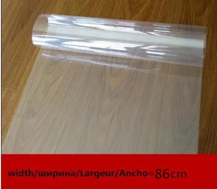 width is 86cm Прозрачная Взрывозащищенная стеклянная Фольга для ванной комнаты, душевой комнаты, оконные наклейки, мебель, защитная пленка, маслостойкая - Цвет: width is 86cm
