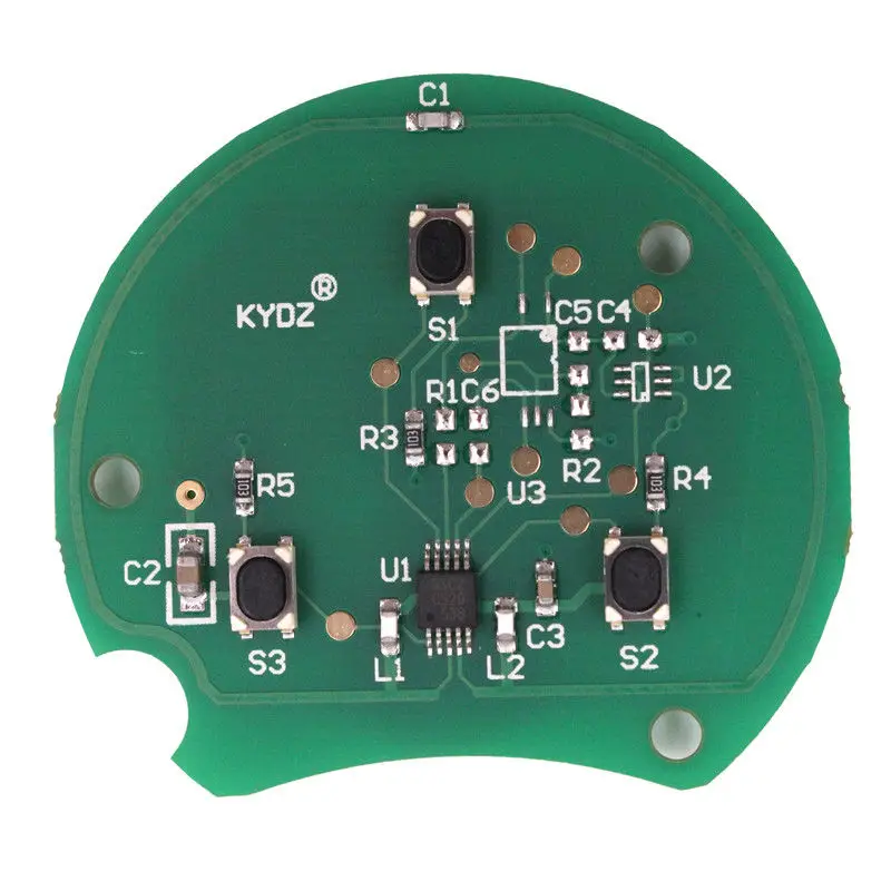 Keyecu дистанционный ключ-брелок от машины 3 кнопки 433 МГц для Smart Fortwo Forfour Roadster City Passion