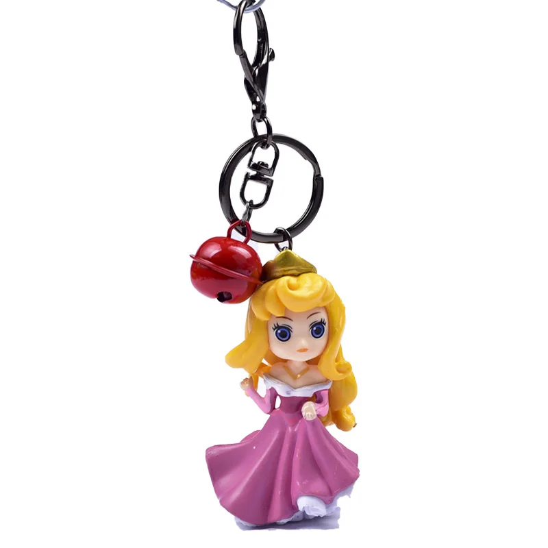 

Princess Keychain Frozen Elsa Wonderland Sofia Princess Series Cartoon Pendant Mermaid Accessories Anime Figure Toys for Kids