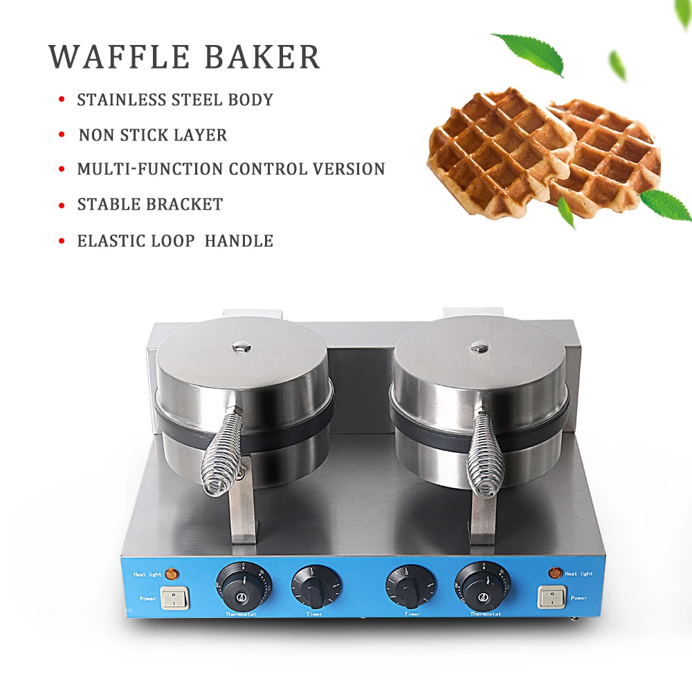 

ITOP 2000W commercial electric Chinese Hong Kong eggettes puff cake waffle iron maker machine bubble egg cake oven 220V WF-2