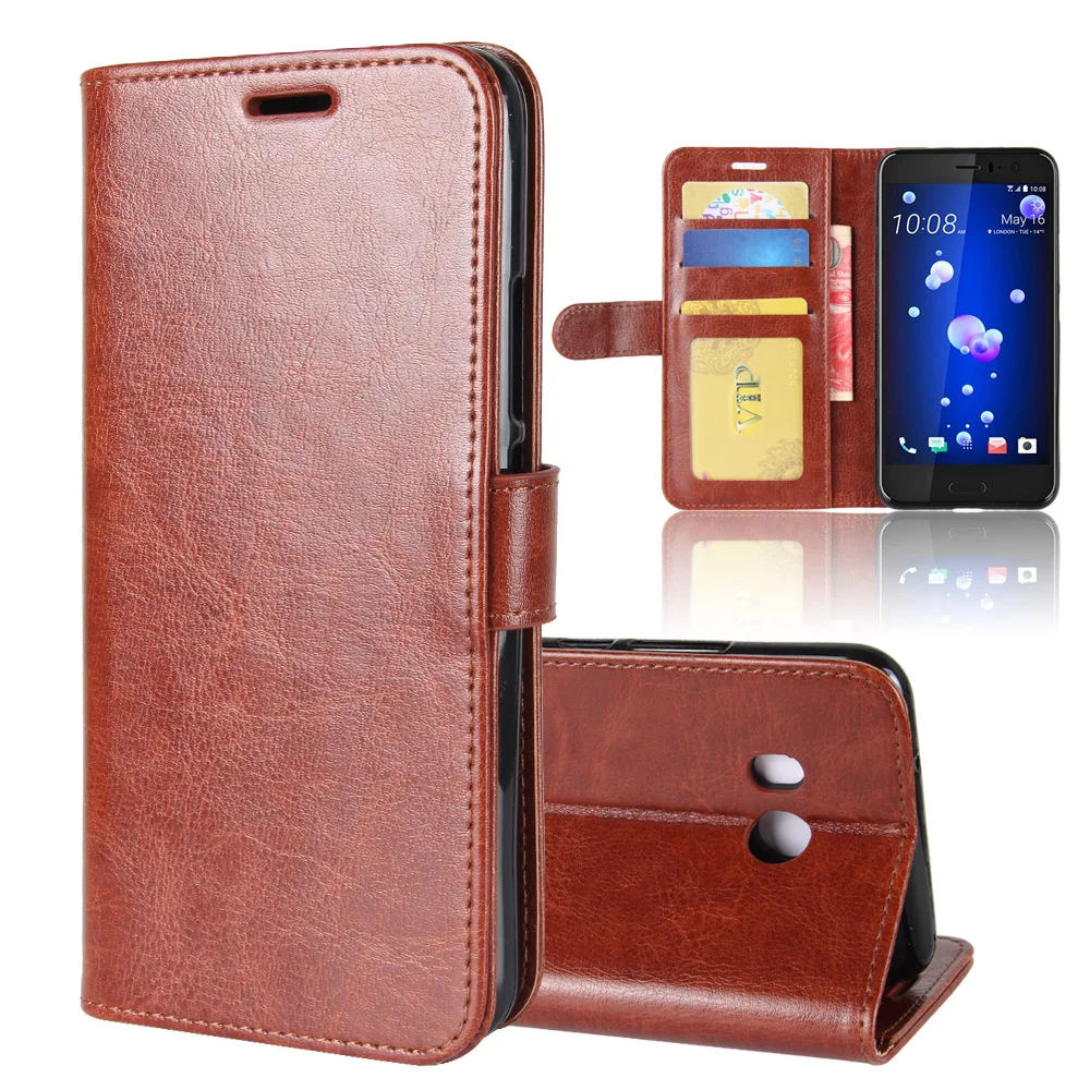 Кожаный чехол для телефона роскошный кожаный кошелек HTC U11 Life книжка Plus|Бамперы| |