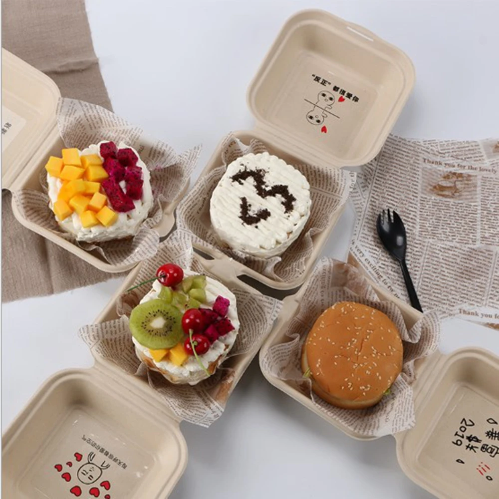 Масло Бумага пищевая вощеная бумага упаковочная машина с Хлеб Гамбургер