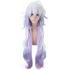 Аниме Fategrand Order Caster Merlin, длинный парик для косплея слоистый пушистый градиент, синтетические волосы, Фэйт, ночь, костюмы, игровые парики