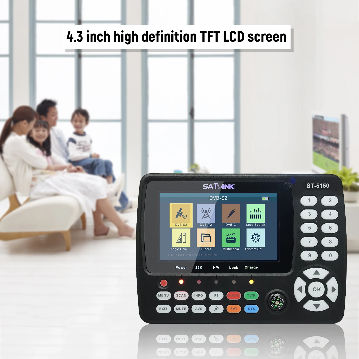 

T2/C COMBO H.265 HEVC 4,3 TFT LCD