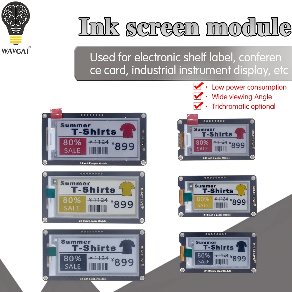 Модуль электронной бумаги 2 13 дюйма 9 E Ink экран дисплея EInk поддержка SPI для Arduino UNO