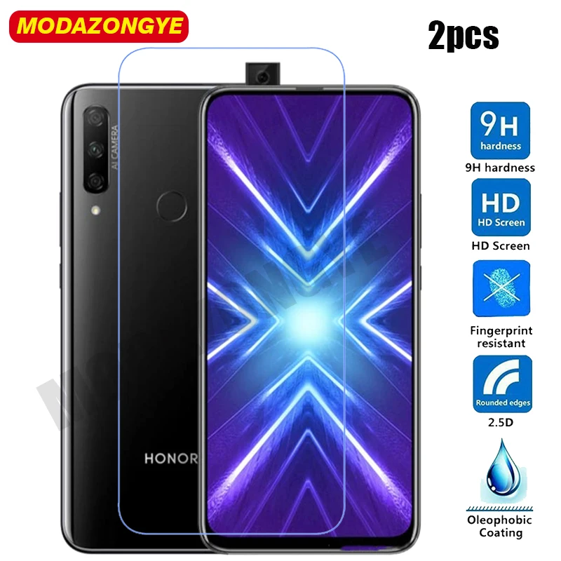 Закаленное стекло для Honor 9X Premium 2 шт. Huawei STK LX1 9 X Honor9X стеклянная пленка защита