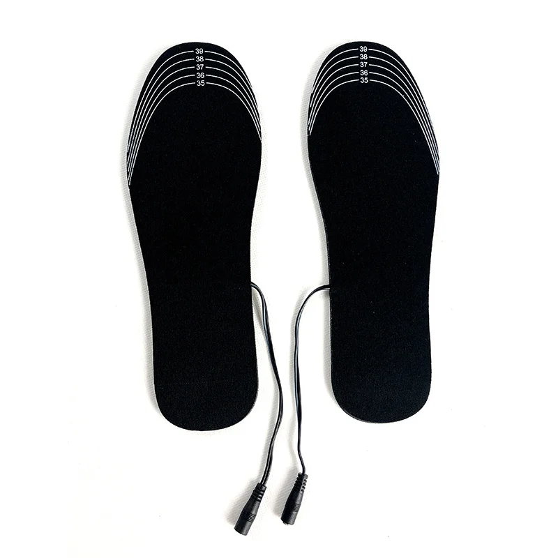 1 пара стельки с подогревом USB чехол для ног стелька электрическим мягкая