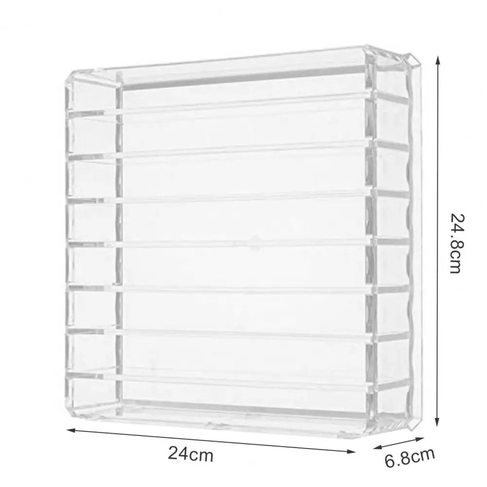

Makeup Storage Holder 8Grid Makeup Organizer Storage Box Women Powder Lipstick Eye Shadow Display Stand Holder Cosmetic Display