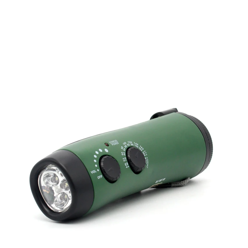 handheld flashlight solar emergency hand crank flashlight self powered am fm radios 5 led flashlight with smart phone charger free global shipping