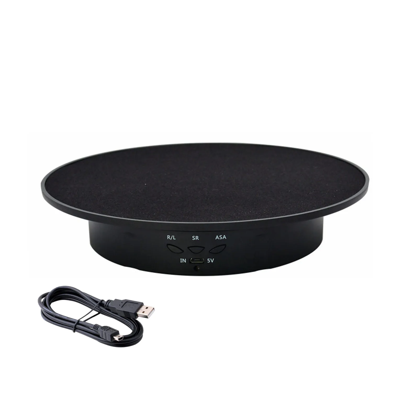 

8inch 3 Speeds Universal Portable Jewelry Holder 360 Degree Rotating Display Stand Intelligent Shooting Props Electric Turntable