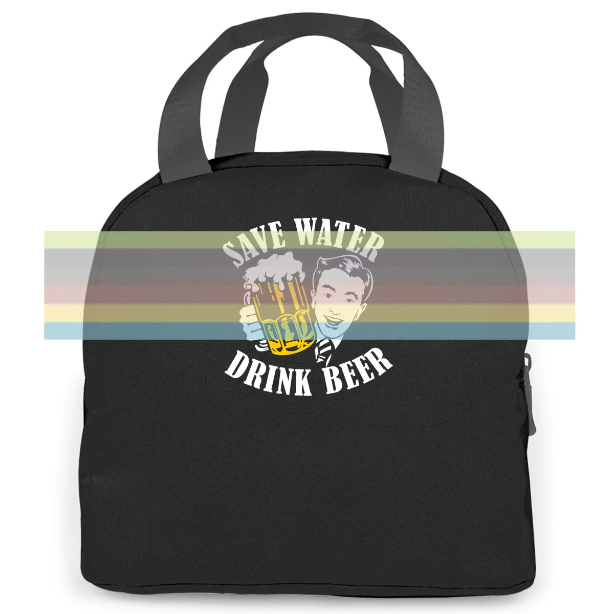 

Save Water Drink Beer | Spar Wasser Trinke Bier | Fun | Party | Cheap Sale women men Portable insulated lunch bag adult
