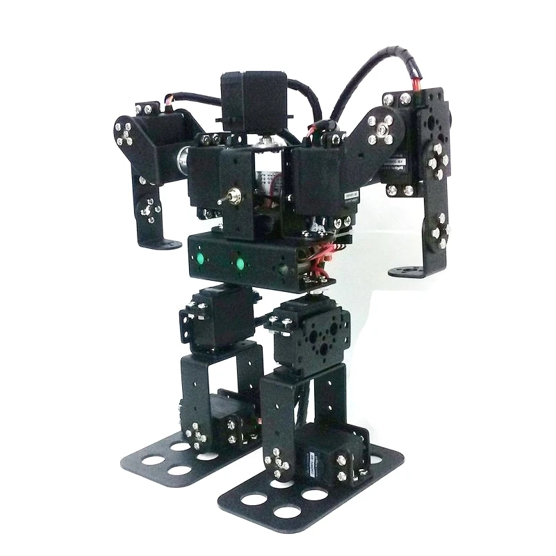 Diy робот 9 градусов свободы человекоподобный робот для Arduino человекоподобный робот танцевальная Ходьба робот игровые аксессуары