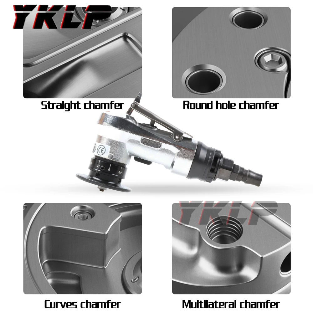 

Mini Pneumatic Chamfering Machine Portable 45 Degree Chamfer Machine With 2 Extra Blades 2 Wrenches