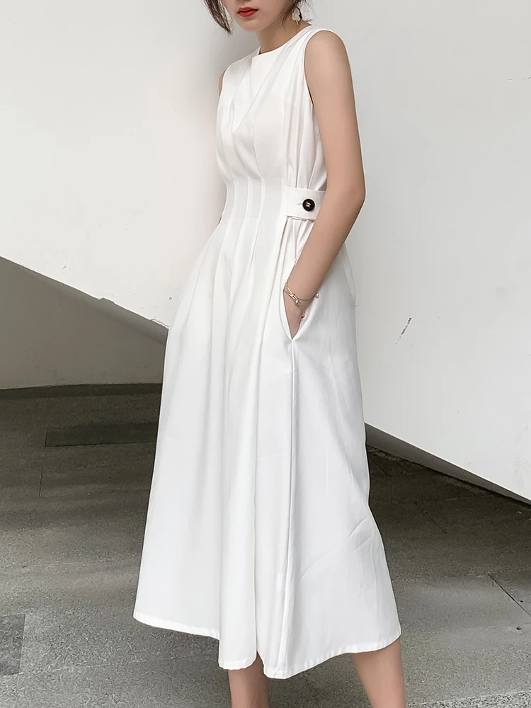 Женское повседневное платье Белое Облегающее Платье для офиса лето 2021 | Женская