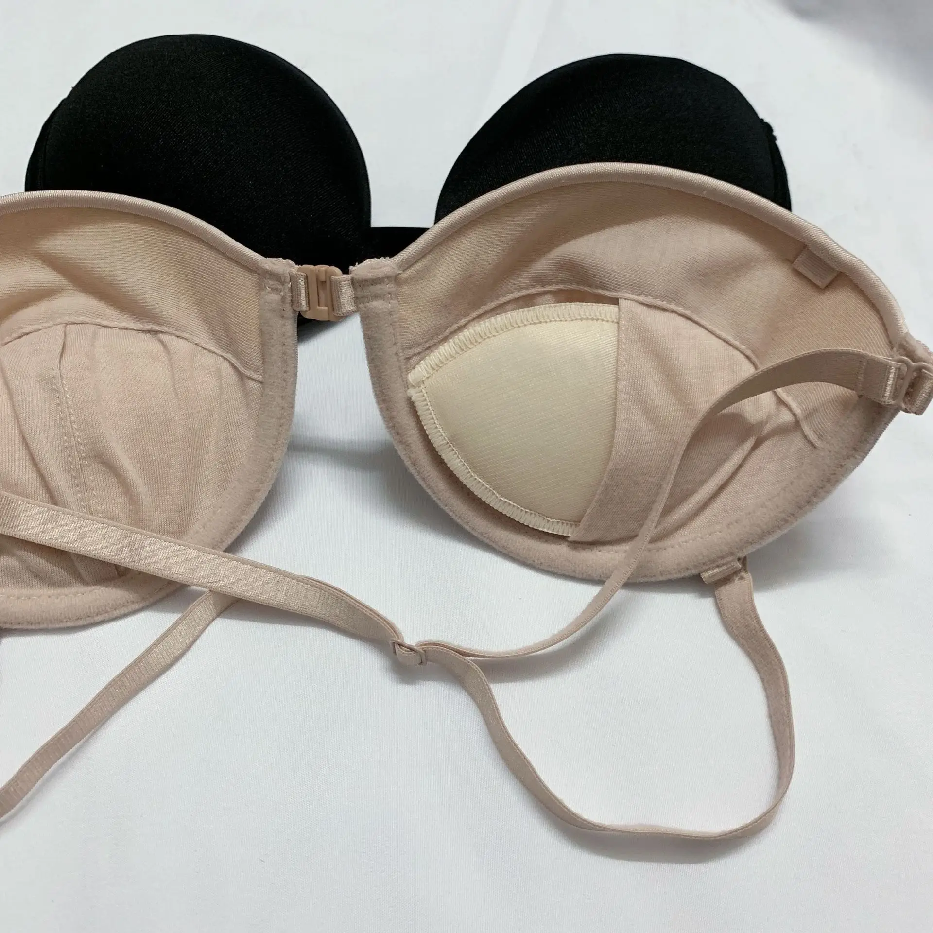 Японский Невидимый спереди без бретелек сексуальный бюстгальтер свадебное