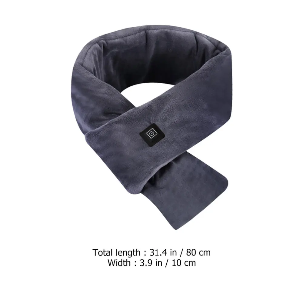 

USB Heating Scarf Neck Warmer Heated Collar Winter Neckerchief Warm Scarf