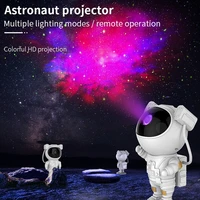 astronaut starry sky projection lamp usb night light galaxy projector lamp starry sky home decoration luminaires childrens gift