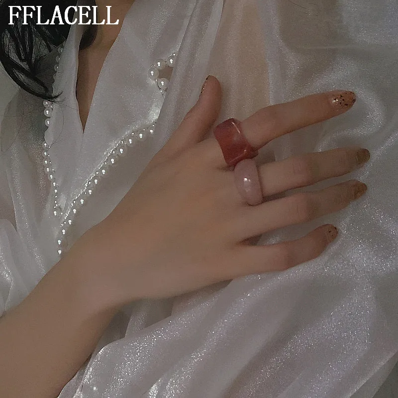 FFLACELL 2020 Летняя мода акриловые геометрические нестандартные стеклянные шарики