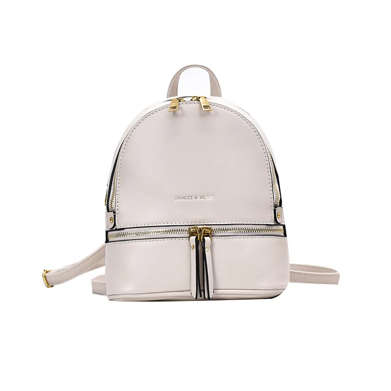 

Backpack Women's 2021 New Korean Pu Simple Shoulder Small Backpack Joker Travel Student Bag Back Pack