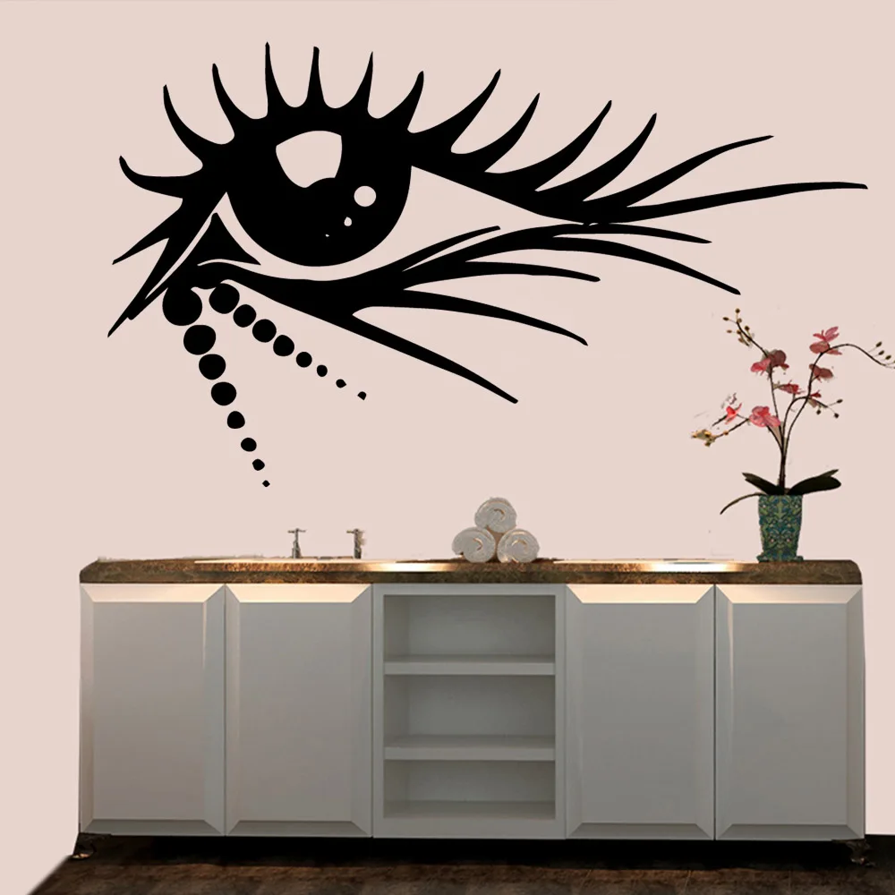 Самодельные настенные Стикеры для салона красоты клейкие обои виниловые съемные