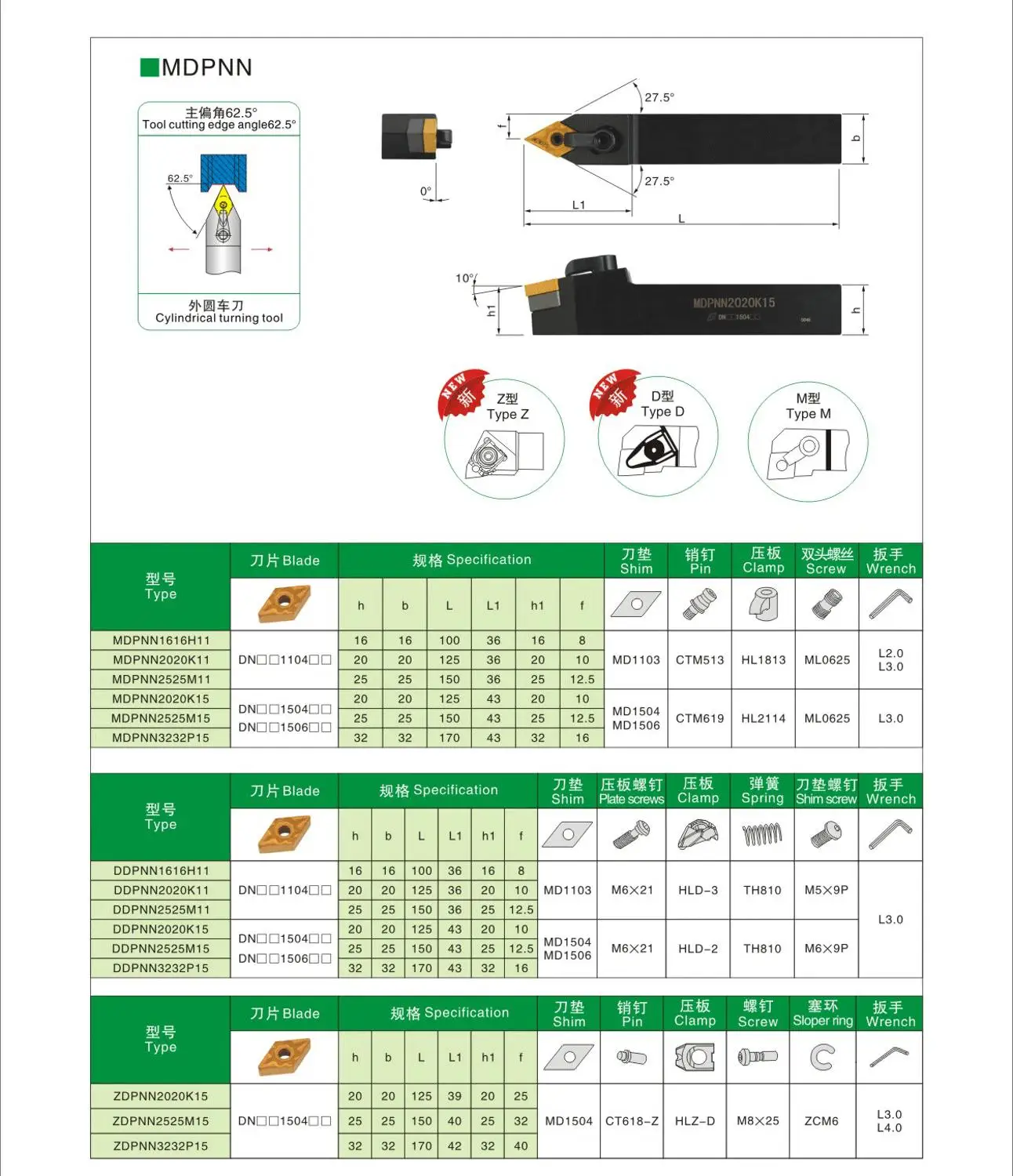

BEYOND MDPNN1616H11 MDPNN2020K15 MDPNN2525M15 MDPNN 16mm Lathe tool holder External Turning Tools for Carbide inserts DNMG CNC