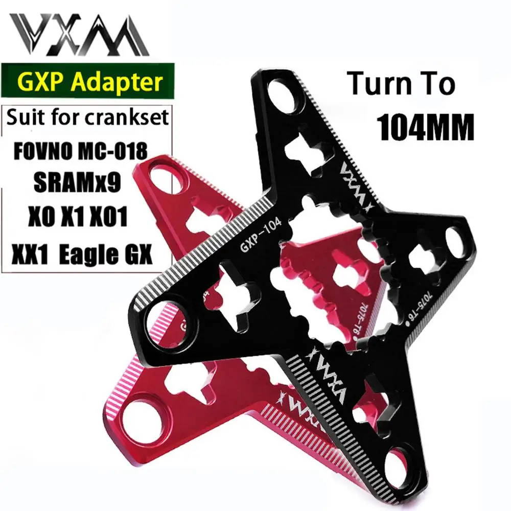 VXM Кривошип GXP в BCD 104 мм MTB адаптер паука для велосипеда SRAM XX1 X0 X9 преобразователь