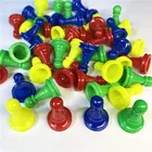 100 шт.упаковка, пластиковые шахматные пешки, карточные настольные игры, шахматные детали, аксессуары для игровых компонентов, настольные маркеры