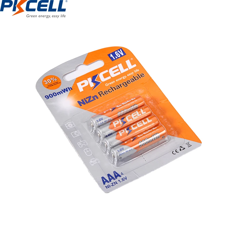 Аккумуляторные батареи PKCELL 4 шт. AAA 1 6 в МВт/ч | Электроника