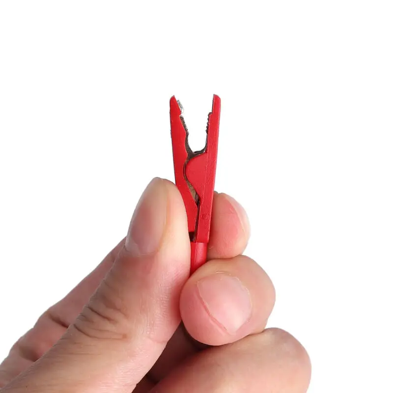 

2* Test Leads + 2*Mini Alligator Clips + 2*Safety Alligator Clips + 2* Large Alligator Clamps Nickel Plated Brass Clip Hand Tool