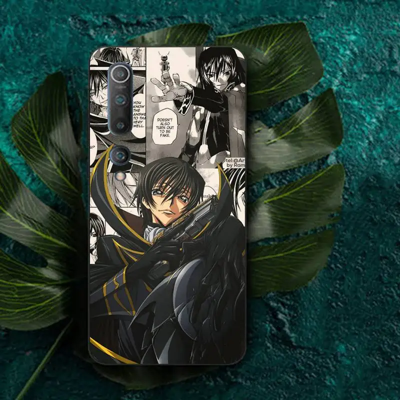TOPLBPCS Lelouch vi Британия Code Geass чехол для телефона аниме чехол-накладка Redmi Note 8 7 9 на