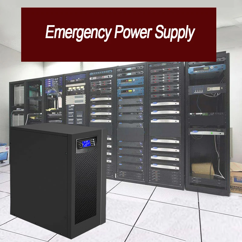 UPS On Line 6KVA/4800W DC192V встроенный 12 в 7 Ач * 16 шт. аккумулятор C6K для компьютера комнаты