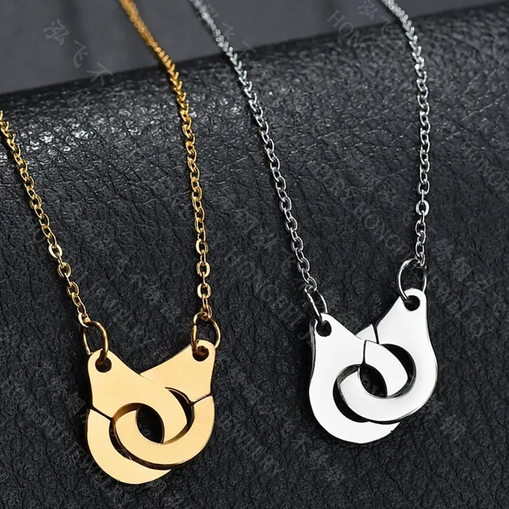 Personality Wild Stainless Steel Cross Double Pendant Shirt Sweater Chain Female Clavicle Necklace | Украшения и аксессуары