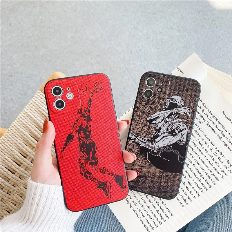 Модный спортивный мягкий чехол для Iphone 12 11 Pro X Xs Max Xr 8 7 6 6s Plus матовый Силиконовый