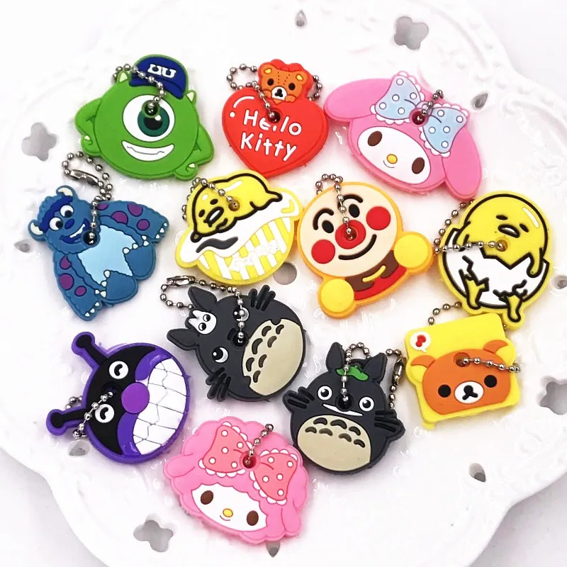 10 шт оптом микс мультфильм Силиконовые Мягкие брелки микрофон Мелодия Джеймс П.