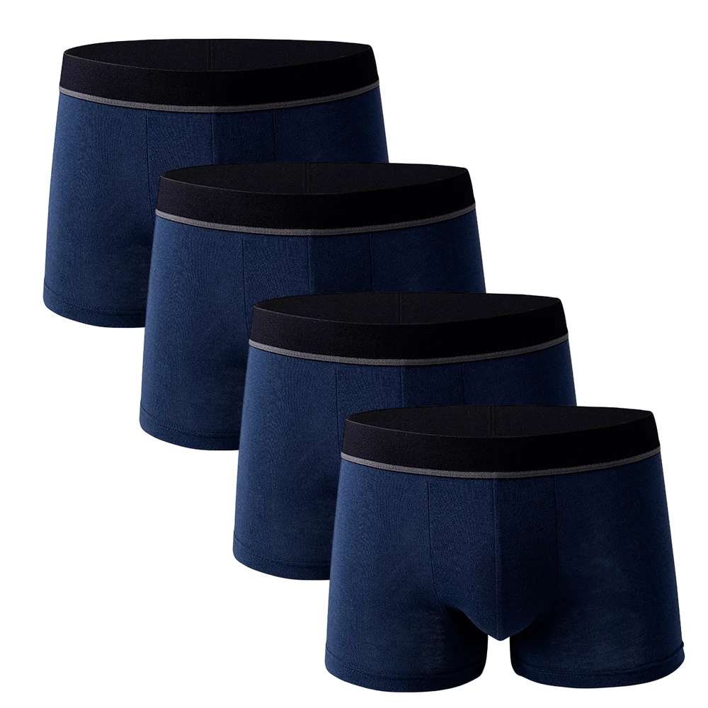 hot sale boxer men brand cotton mens panties underwear plus size underwear men boxer set man underpants boxershorts 4pcs free global shipping