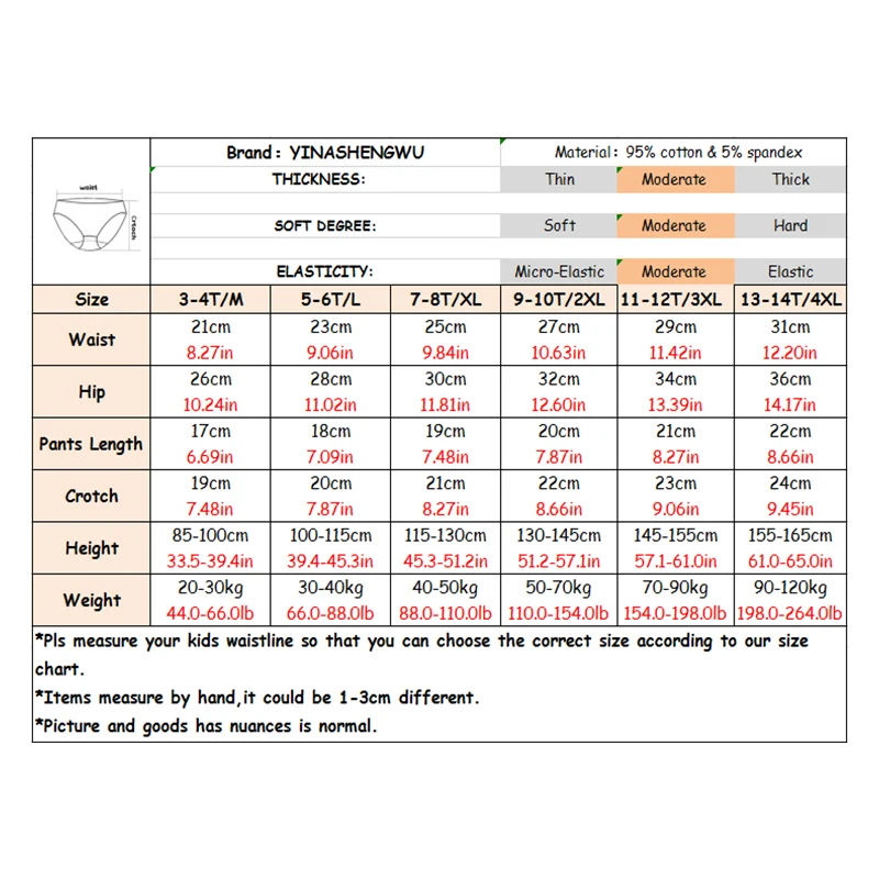 Детское нижнее белье для девочек Мультяшные детские шорты трусики детей трусы