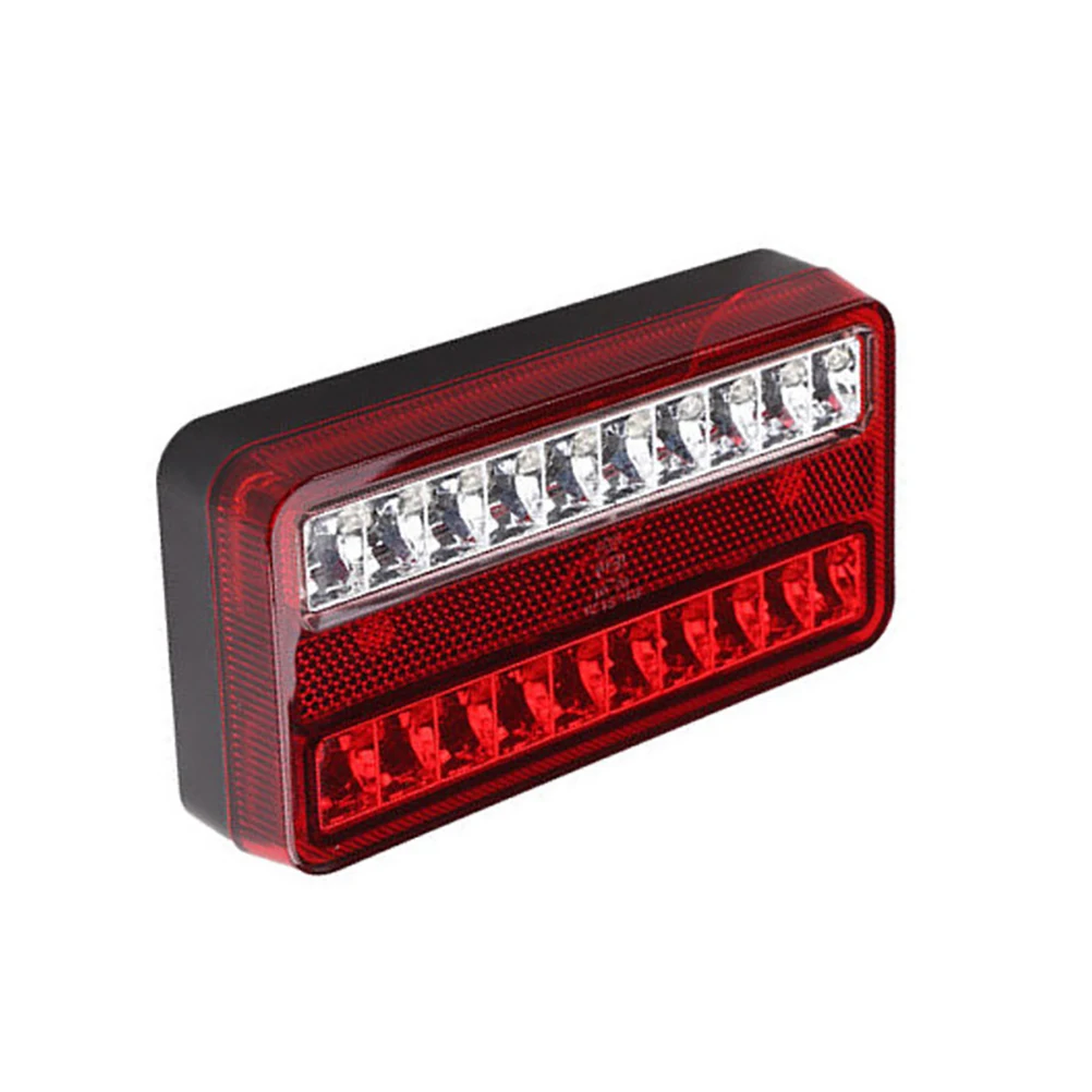

2PCS LED 12V Tail Light Reverse Indicator Rear Lamp Durable Waterproof Brake Negative Steering Traffic Light