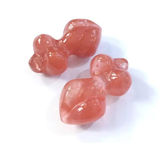 

Cherry Quartz Charms Pendant Wholesale fashion jewelry Women Body pendant Gemstone girls man gift free shipping