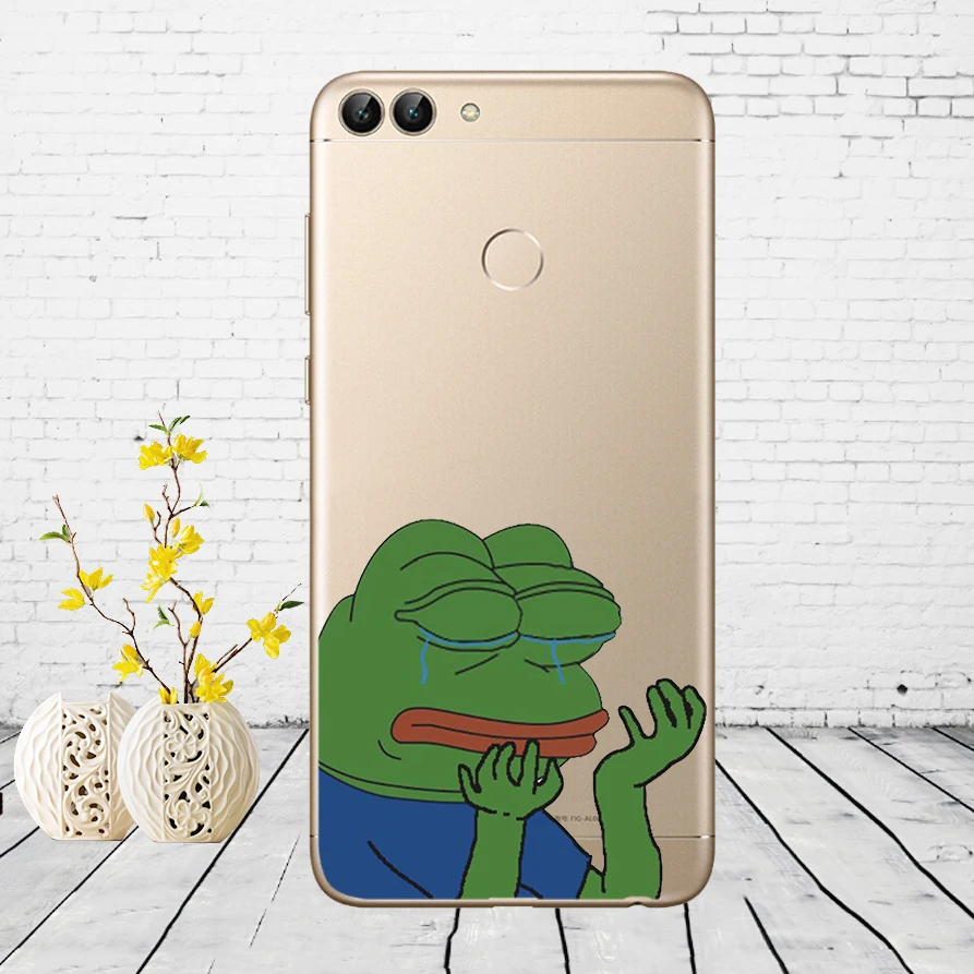 H49 Huawei P Smart Case TPU Мягкий силиконовый прозрачный чехол для телефона huawei P Smart Cover FIG-LX1 Enjoy 7S Чехол - Цвет: H49