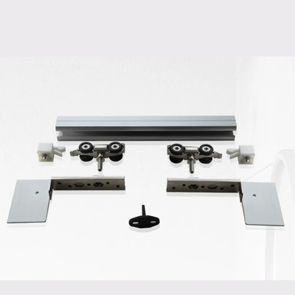 4.9/6/6.6/7.2/8.2FT Aluminium Alloy Frameless Wood Barn Sliding Door Hardware | Обустройство дома