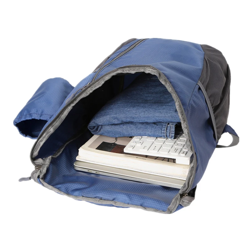 Folding Climbing Shoulder Backpack Ultra Light Portable Outdoor Sport Camping Hiking Waterproof Mountaineering Skin Bags For Men