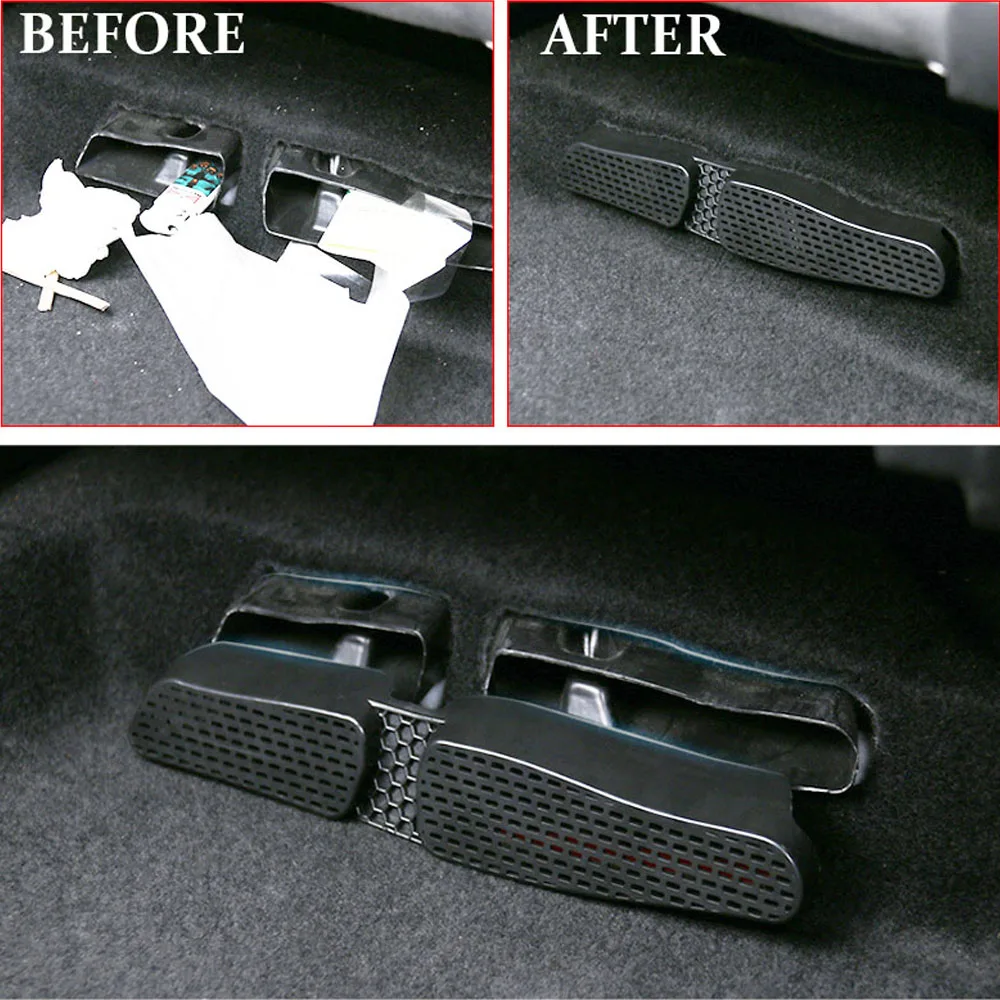 Для Volkswagen T Roc 2017 2021 под сиденьем AC тепла пол воздуховод кондиционера