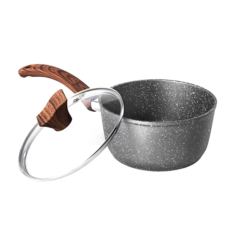 Японская Сковорода со стеклянной крышкой антипригарная сковорода кастрюля для