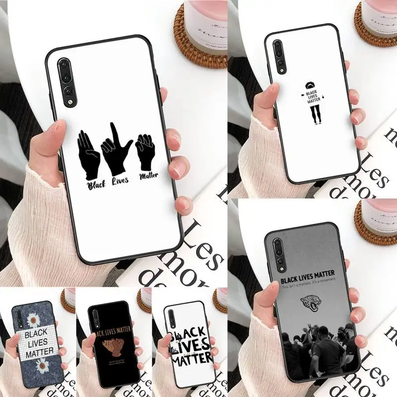 

Black Lives Matter Phone Case For Huawei Mate 30 Pro P20 P30 P40 pro lite Y7 Y6 2019 case for Honor 8X 8A 10 20lite 10i